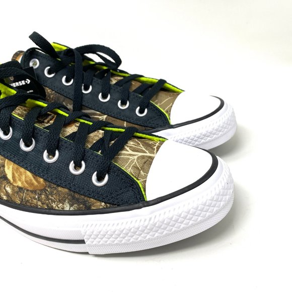 Converse Men's Size 12 169683F CTAS OX Brown Tree Camo Print Canvas Low Sneakers - Picture 5 of 11